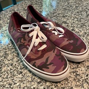 COPY - Vans purple camo, women’s size 7